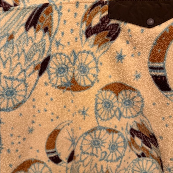 Patagonia Vintage Rare Owl Patterned Fleece Pullover - Picture 6 of 13